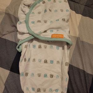 SwaddleMe infant swaddle with elephants